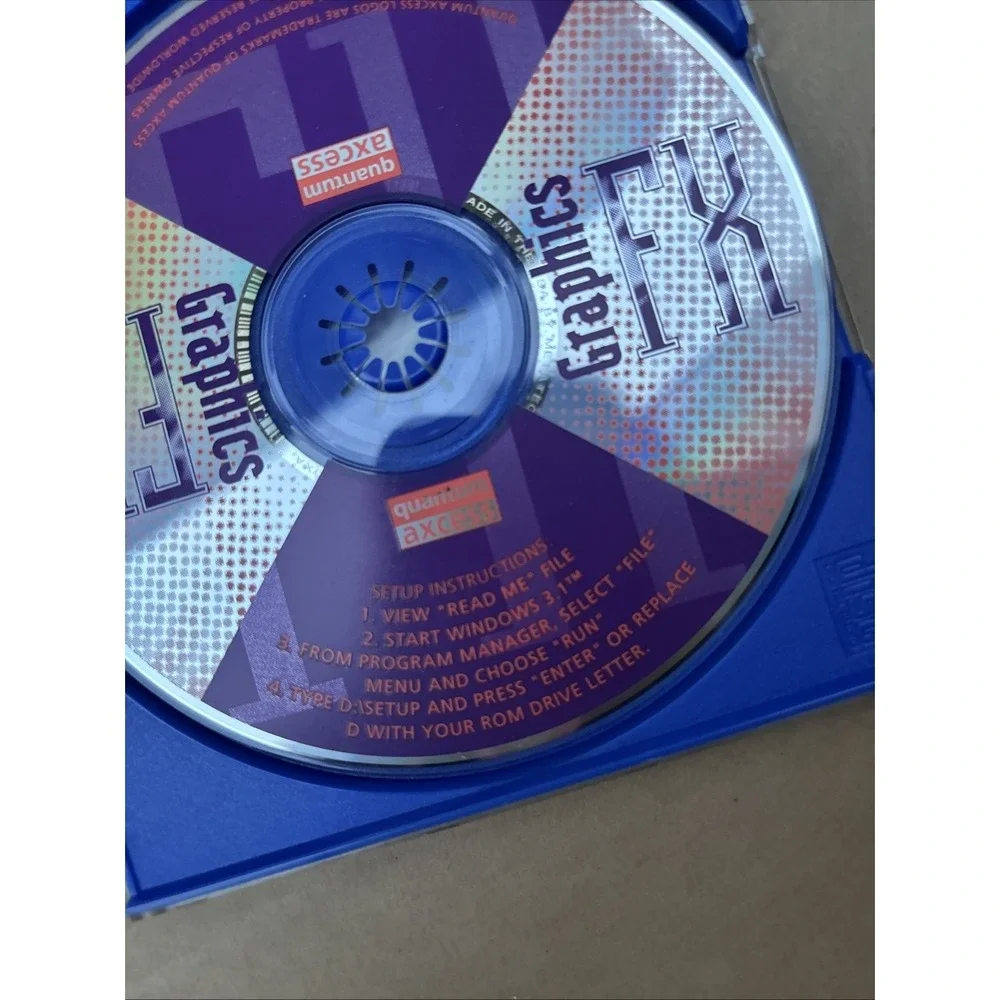 Graphics FX CD-Rom, 64 Paint, Publish & Graphics Programs For Windows